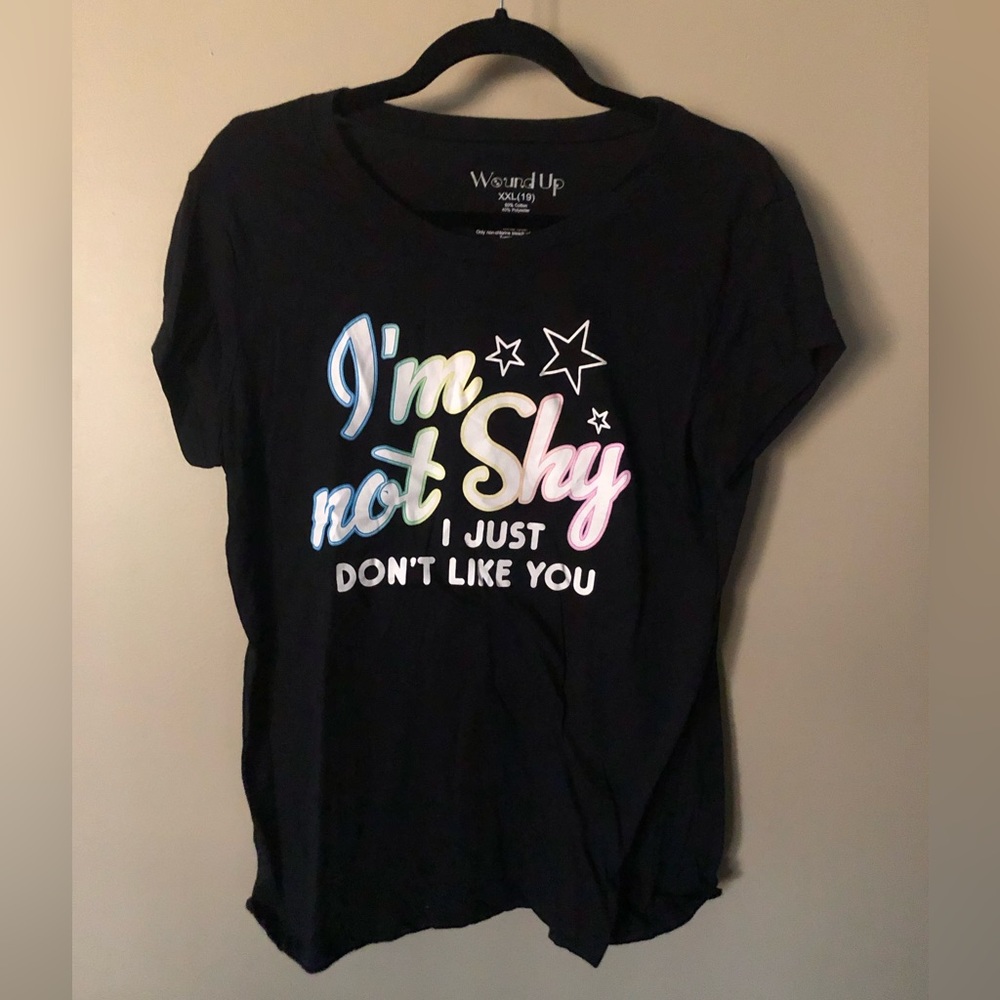 I’m not shy tee shirt